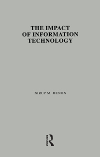 Cover image: The Impact of Information Technology 1st edition 9781138997912