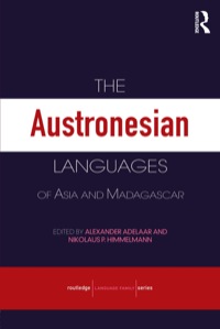 Imagen de portada: The Austronesian Languages of Asia and Madagascar 1st edition 9780415681537