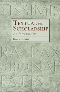 Cover image: Textual Scholarship 1st edition 9780815317913