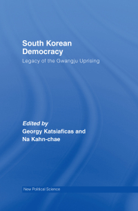 Cover image: South Korean Democracy 1st edition 9781138376724