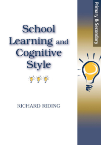 Imagen de portada: School Learning and Cognitive Styles 1st edition 9781138175099