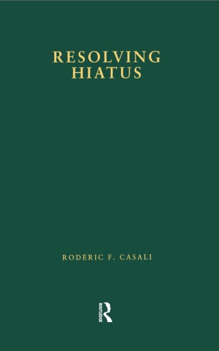 Titelbild: Resolving Hiatus 1st edition 9780815331490