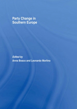Cover image: Party Change in Southern Europe 1st edition 9780415373555