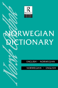 Cover image: Norwegian Dictionary 1st edition 9780415108010