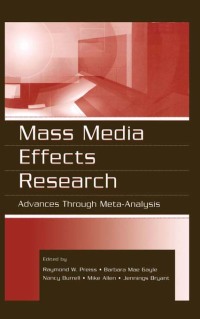 Omslagafbeelding: Mass Media Effects Research 1st edition 9780805849998