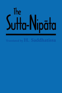 Cover image: The Sutta-Nipata 1st edition 9780700701810