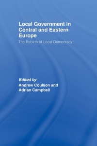 Cover image: Local Government in Central and Eastern Europe 1st edition 9780415411523