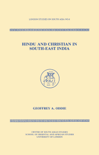 Titelbild: Hindu and Christian in South-East India 1st edition 9781138992214