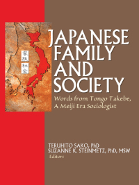 Cover image: Japanese Family and Society 1st edition 9780789032607