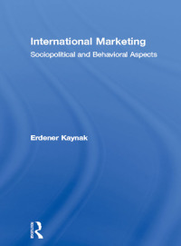 Imagen de portada: International Marketing 1st edition 9781560249894