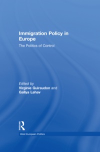 Cover image: Immigration Policy in Europe 1st edition 9781138972353