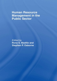 Cover image: Human Resource Management in the Public Sector 1st edition 9780415464253