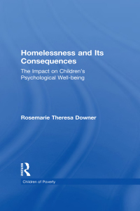 Cover image: Homelessness and Its Consequences 1st edition 9781138971950