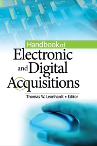 صورة الغلاف: Handbook of Electronic and Digital Acquisitions 1st edition 9780789022929