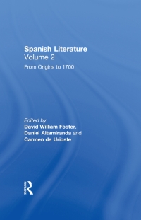 Cover image: Spanish Literature: A Collection of Essays 1st edition 9780815335641