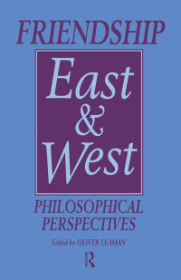 Cover image: Friendship East and West 1st edition 9781138974708