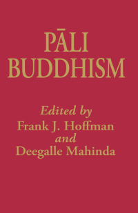 Cover image: Pali Buddhism 1st edition 9781138994737