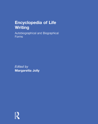 Cover image: Encyclopedia of Life Writing 1st edition 9781579582326
