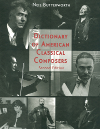 Cover image: Dictionary of American Classical Composers 2nd edition 9780415938488