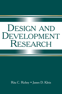 Cover image: Design and Development Research 1st edition 9780805857320