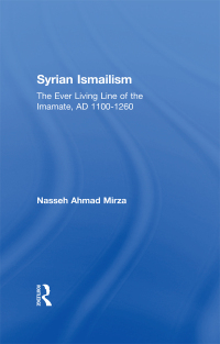 Cover image: Syrian Ismailism 1st edition 9780700705047