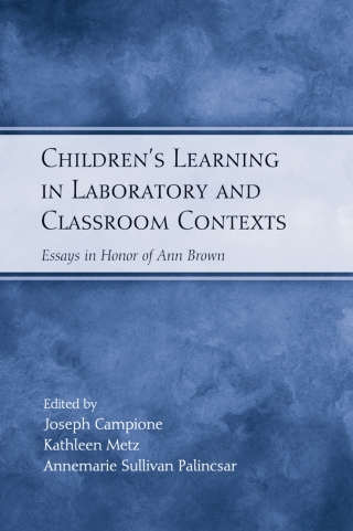 表紙画像: Children's Learning in Laboratory and Classroom Contexts 1st edition 9781138011328