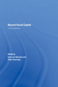 Imagen de portada: Beyond Social Capital 1st edition 9781138880344