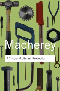 Imagen de portada: A Theory of Literary Production 1st edition 9781138129993
