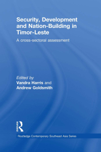 Imagen de portada: Security, Development and Nation-Building in Timor-Leste 1st edition 9781138086357