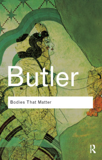 صورة الغلاف: Bodies That Matter 1st edition 9780415610155