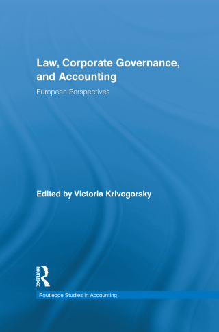 Omslagafbeelding: Law, Corporate Governance and Accounting 1st edition 9780415871860