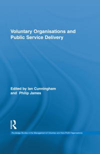 Cover image: Voluntary Organizations and Public Service Delivery 1st edition 9780415874731