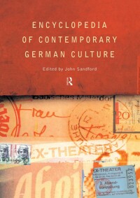 صورة الغلاف: Encyclopedia of Contemporary German Culture 1st edition 9780415263528