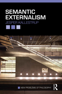 Omslagafbeelding: Semantic Externalism 1st edition 9780415449977