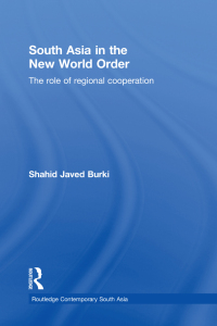 Imagen de portada: South Asia in the New World Order 1st edition 9780415587266