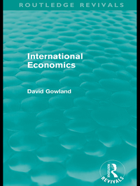 صورة الغلاف: International Economics (Routledge Revivals) 1st edition 9780415615648