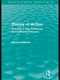 Imagen de portada: Theory of Action (Routledge Revivals) 1st edition 9780415615617