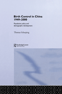 Titelbild: Birth Control in China 1949-2000 1st edition 9780700711543