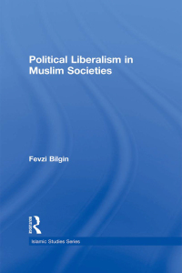 Imagen de portada: Political Liberalism in Muslim Societies 1st edition 9780415781824