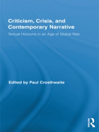 Imagen de portada: Criticism, Crisis, and Contemporary Narrative 1st edition 9780415879491
