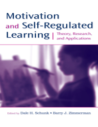 Imagen de portada: Motivation and Self-Regulated Learning 1st edition 9780805858983