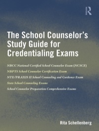 Imagen de portada: The School Counselor’s Study Guide for Credentialing Exams 9780415888752