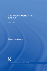 Imagen de portada: The Greek World 479-323 BC 4th edition 9780415602921