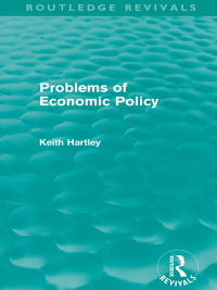 Imagen de portada: Problems of Economic Policy (Routledge Revivals) 1st edition 9780415610711