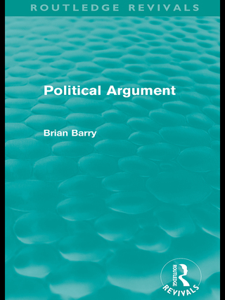 صورة الغلاف: Political Argument (Routledge Revivals) 1st edition 9780415610827