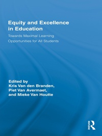 صورة الغلاف: Equity and Excellence in Education 1st edition 9780415847452