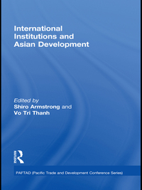 Imagen de portada: International Institutions and Economic Development in Asia 1st edition 9781138973046