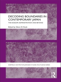 Titelbild: Decoding Boundaries in Contemporary Japan 1st edition 9780415600446