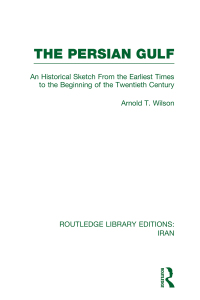 Omslagafbeelding: The Persian Gulf (RLE Iran A) 1st edition 9780415608497