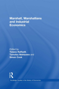 Cover image: Marshall, Marshallians and Industrial Economics 1st edition 9780415552707